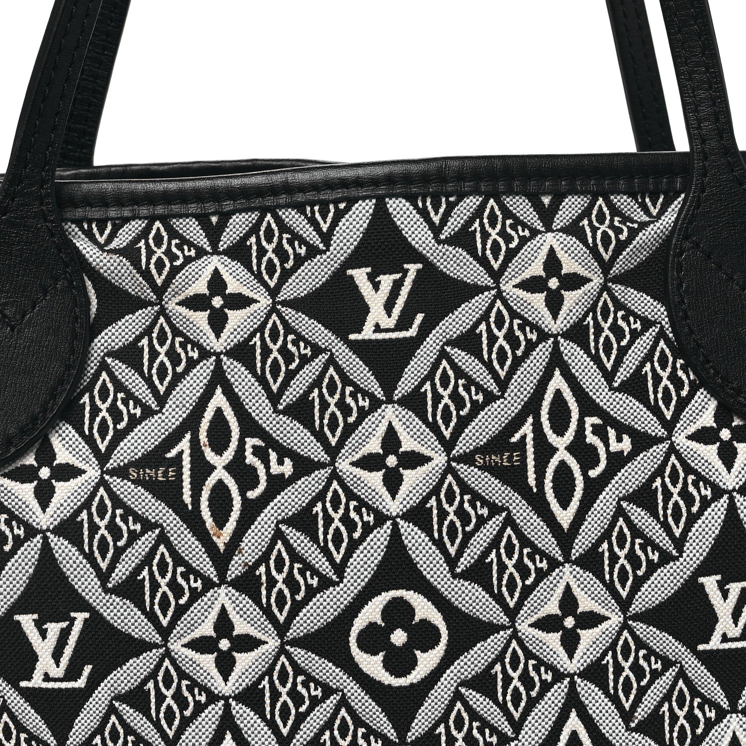 Louis Vuitton Jacquard Since 1854 Neverfull MM  Grey 8 of 11