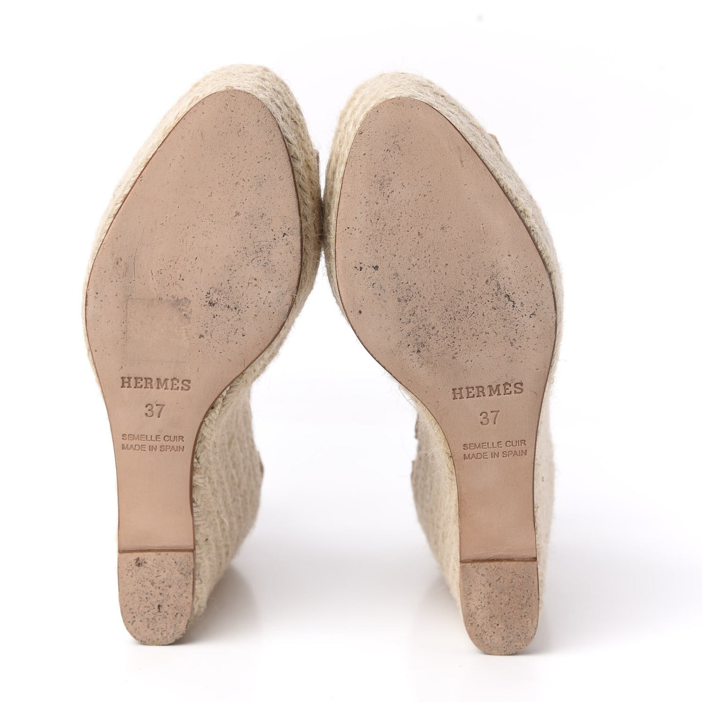 Suede Espadrille Wedge Sandals 37