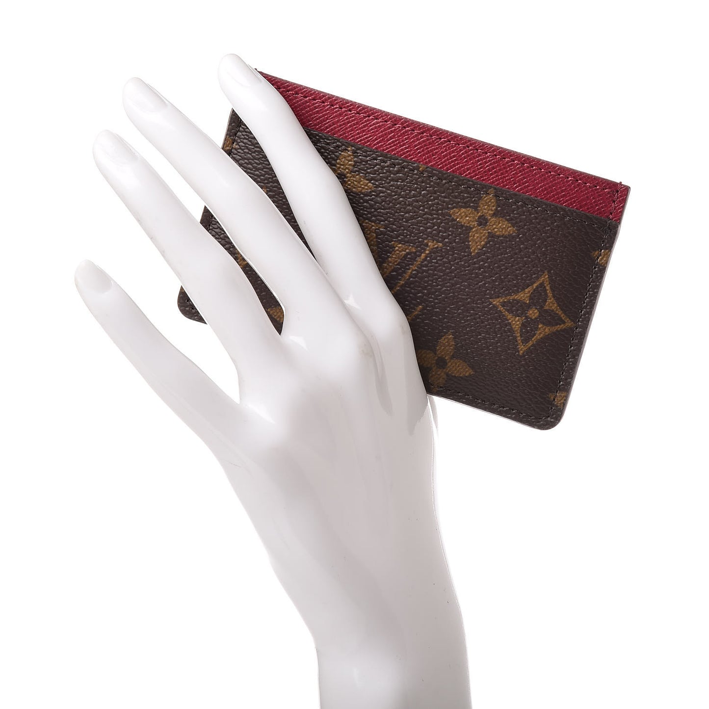 Monogram Card Holder Fuchsia
