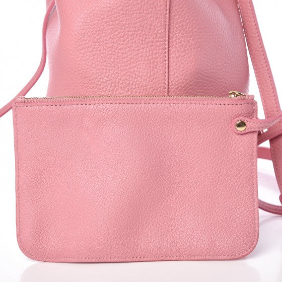 Mansur Gavriel Tumbled Calfskin Bucket Bag Blush 8 of 13