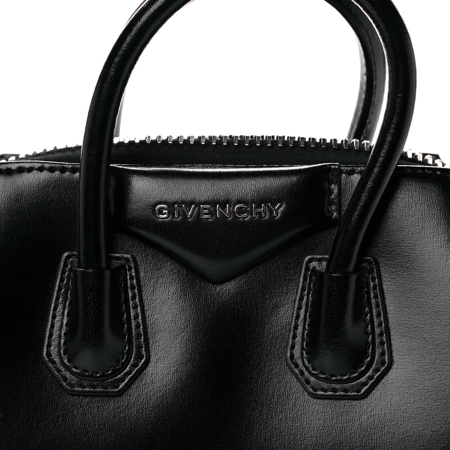 Givenchy Shiny Lord Calfskin Mini Antigona Black 8 of 10
