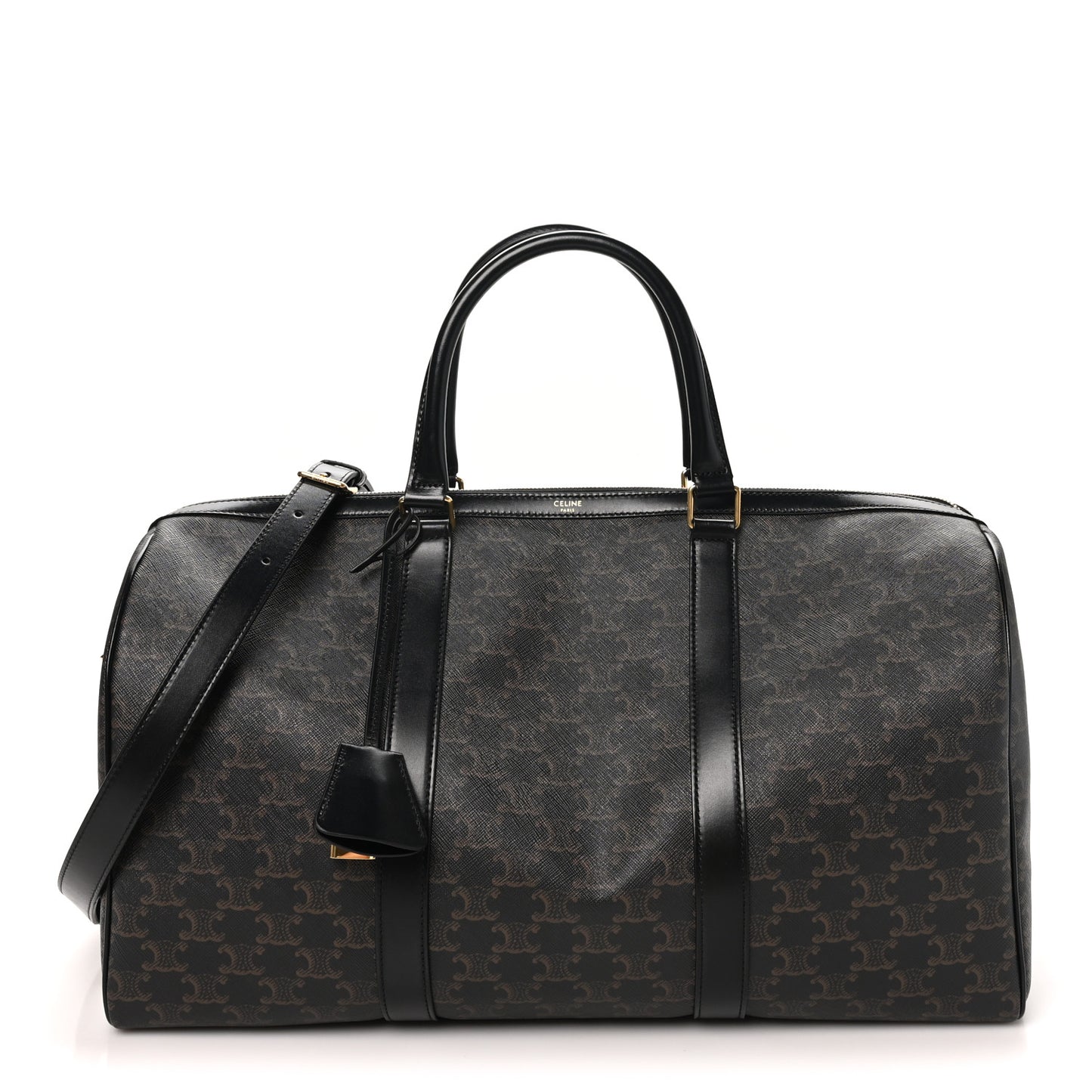 Triomphe Canvas Medium Voyage Duffle Black
