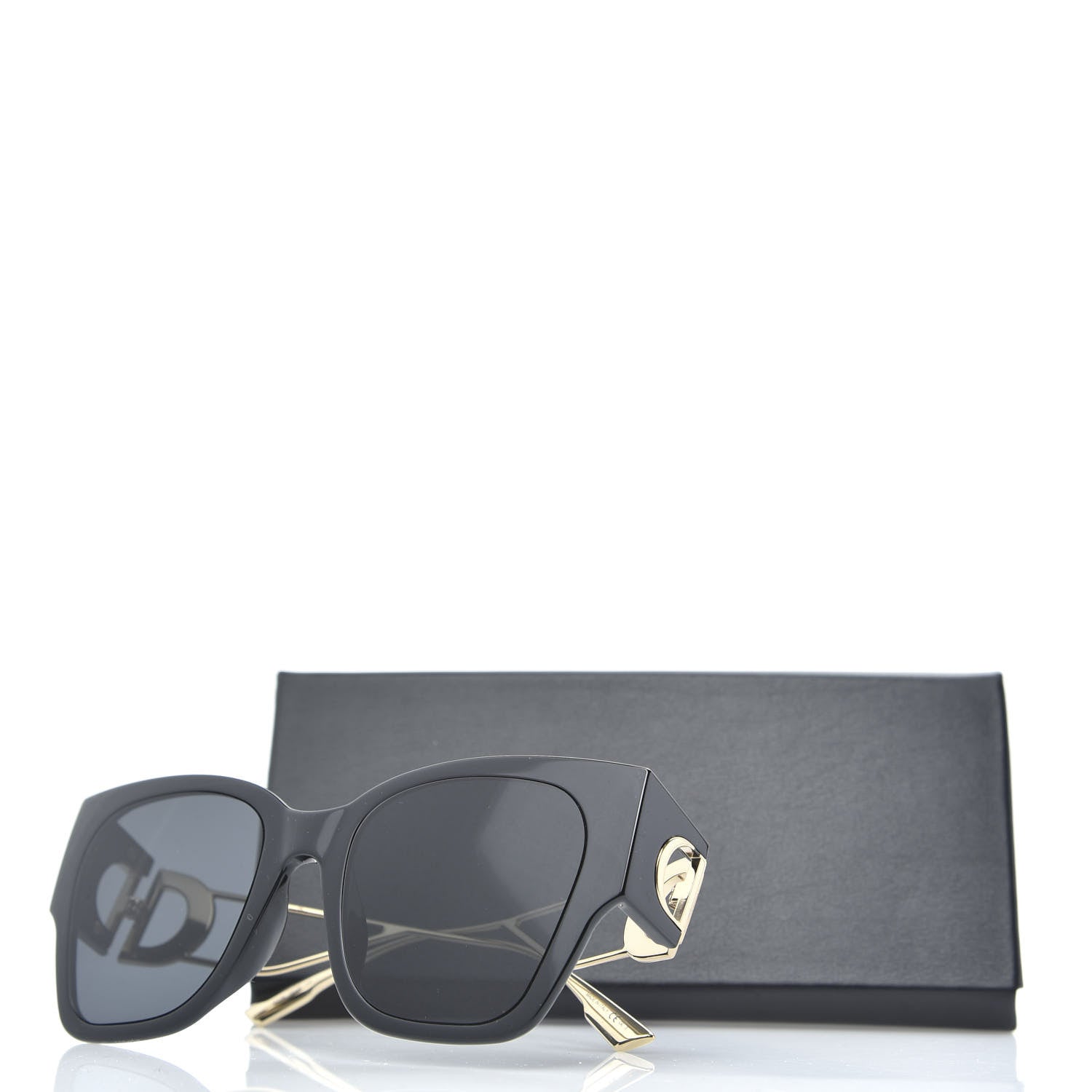 Christian Dior Rectangular 30 Montaigne 1 Sunglasses Black 9 of 9