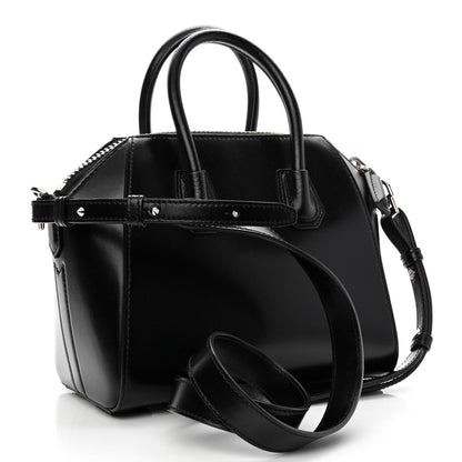 Givenchy Shiny Lord Calfskin Mini Antigona Black 2 of 9