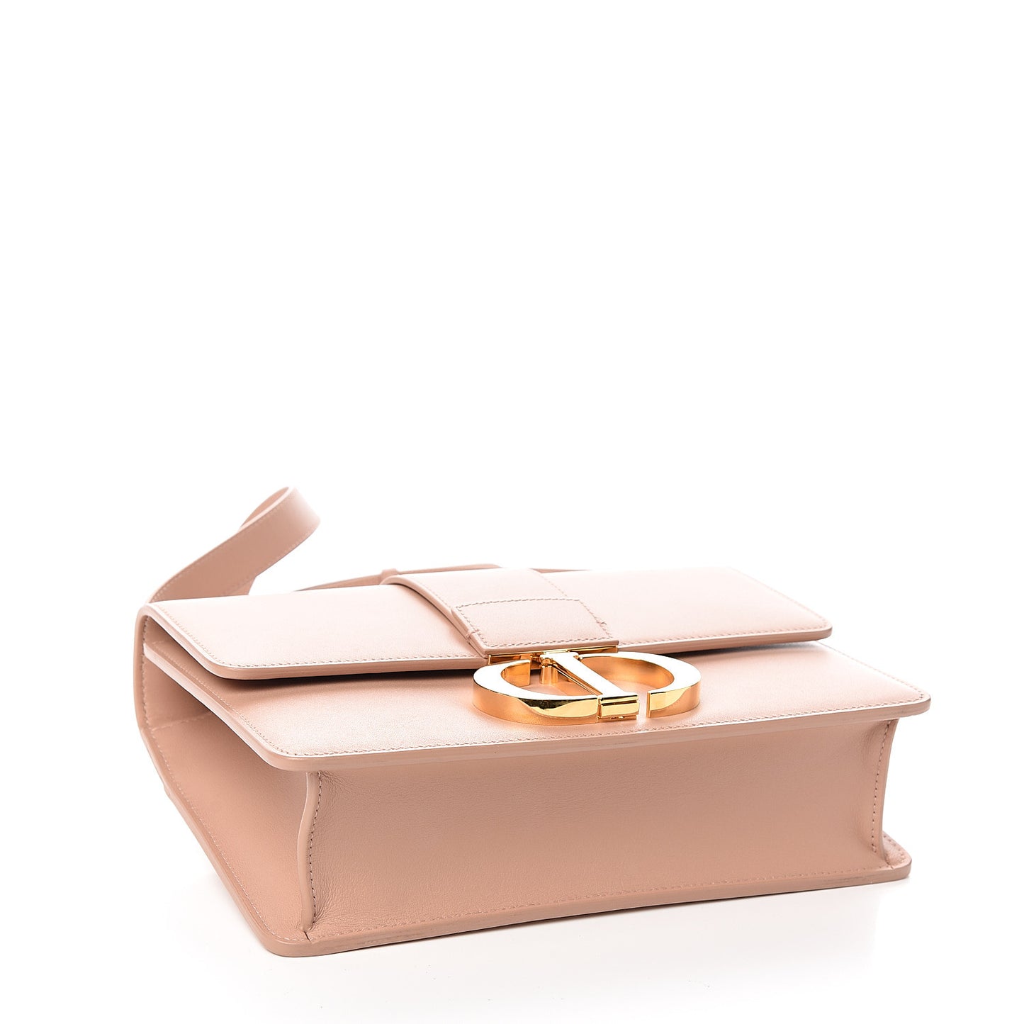 Calfskin 30 Montaigne Flap Bag Pale Pink