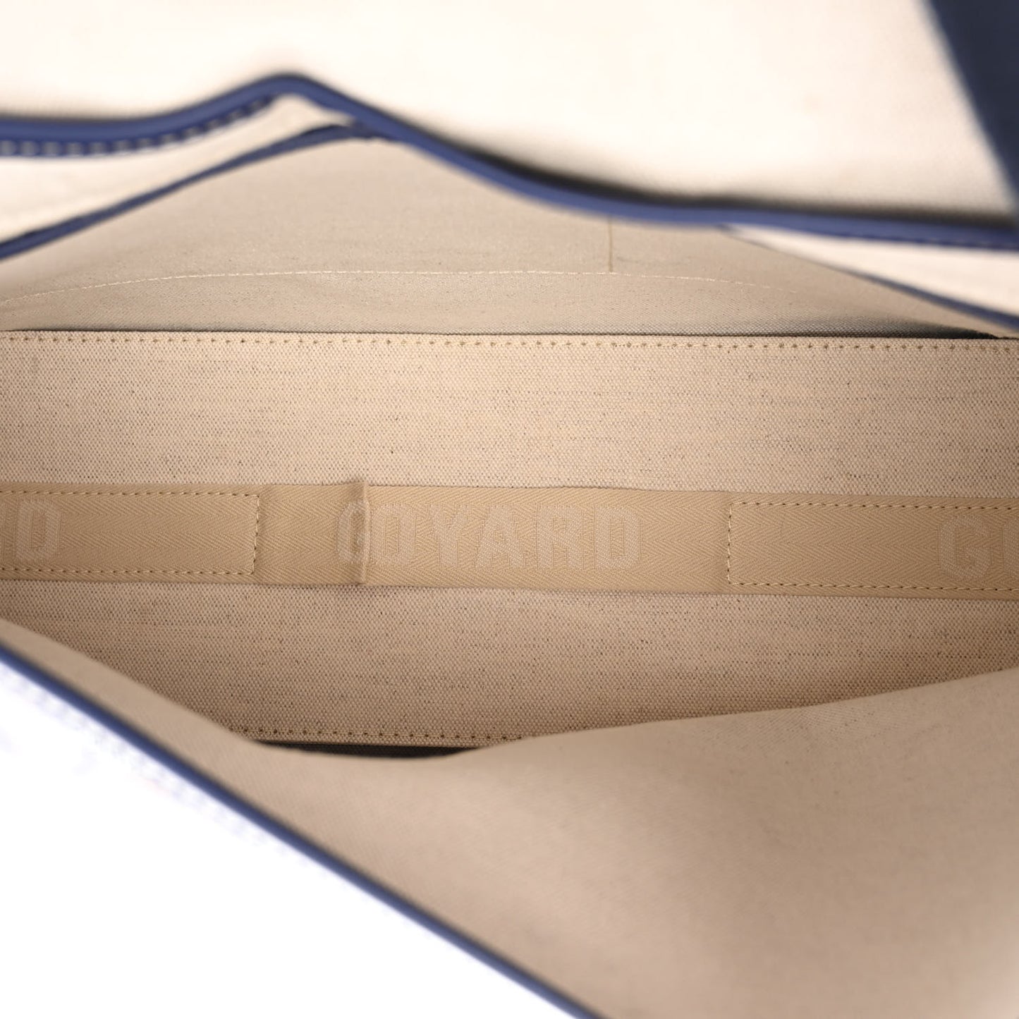 Goyardine Capetien Messenger Bag Navy