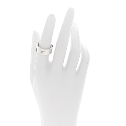 Gucci Sterling Silver G Cutout Band Ring 53 6.5 2 of 5