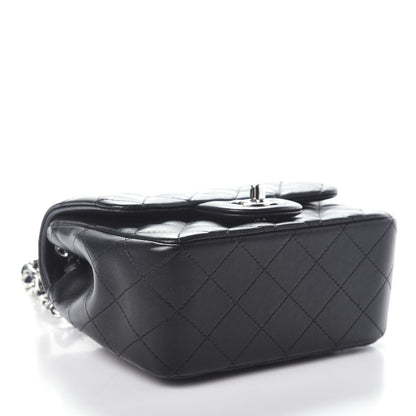 Chanel Lambskin Quilted Mini Square Flap Black 4 of 9