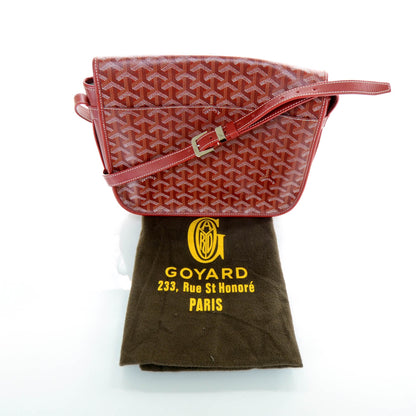 Goyard Goyardine Belvedere MM Messenger Bag Red 3 of 9