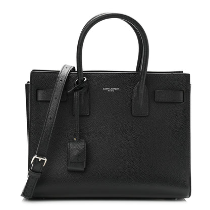 Saint Laurent Grained Calfskin Baby Sac De Jour Black 1 of 13