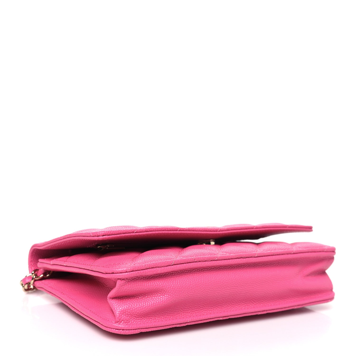 Chanel Caviar Quilted Wallet on Chain WOC Pink 4 of 11