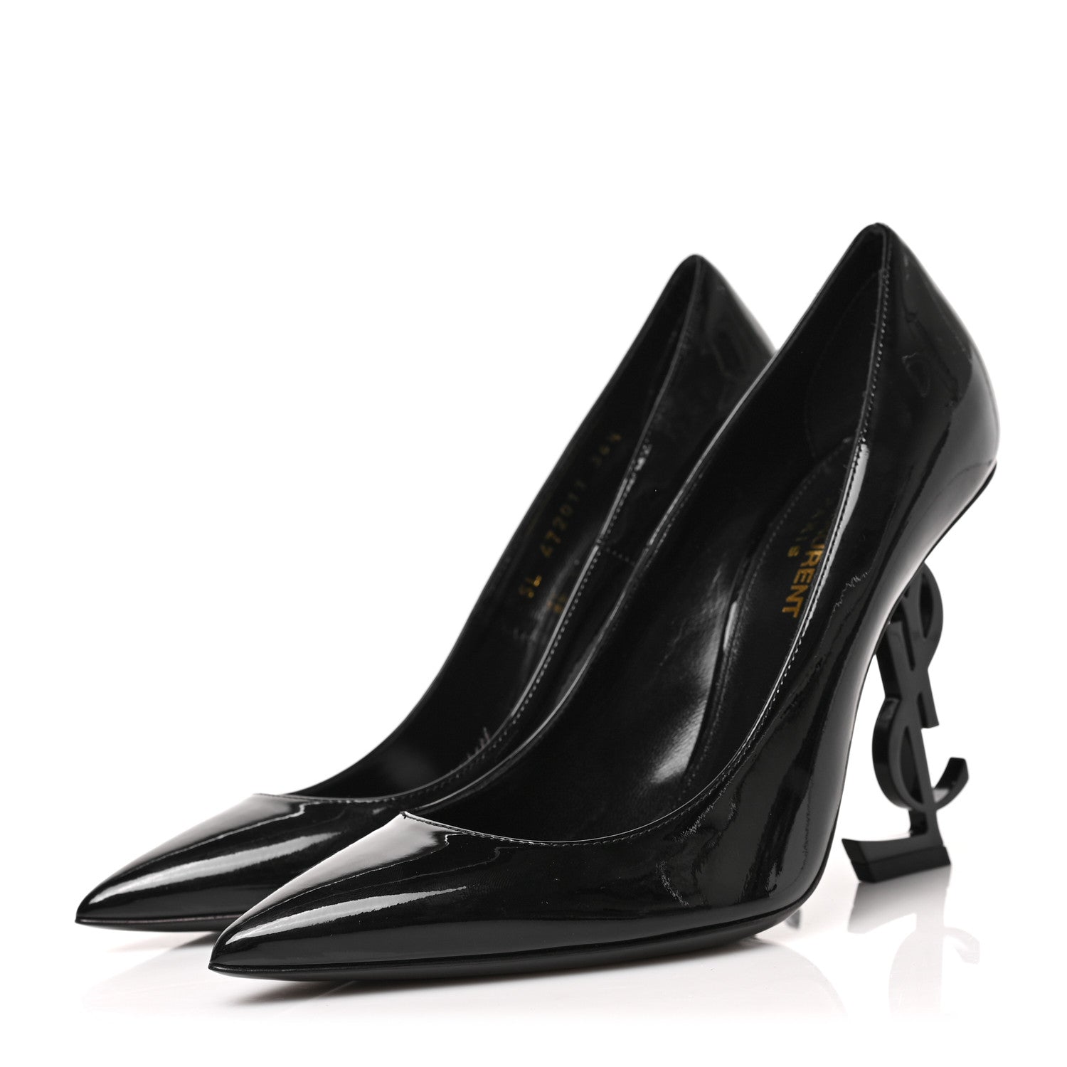 Saint Laurent Patent Opyum 110 Pumps 36.5 Black 3 of 9