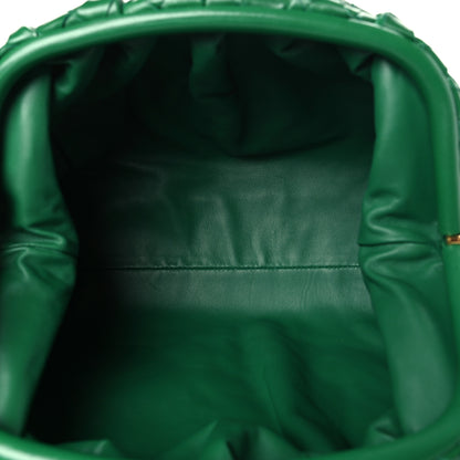 Bottega Veneta Nappa Maxi Intrecciato The Pouch Oversized Clutch Racing Green 5 of 9