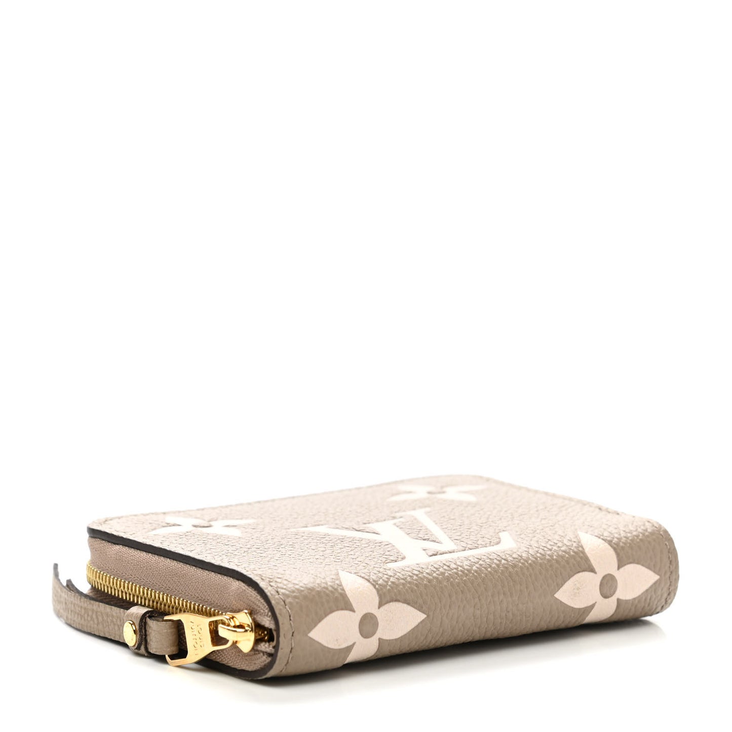 Empreinte Monogram Giant Zippy Coin Purse Tourterelle Creme