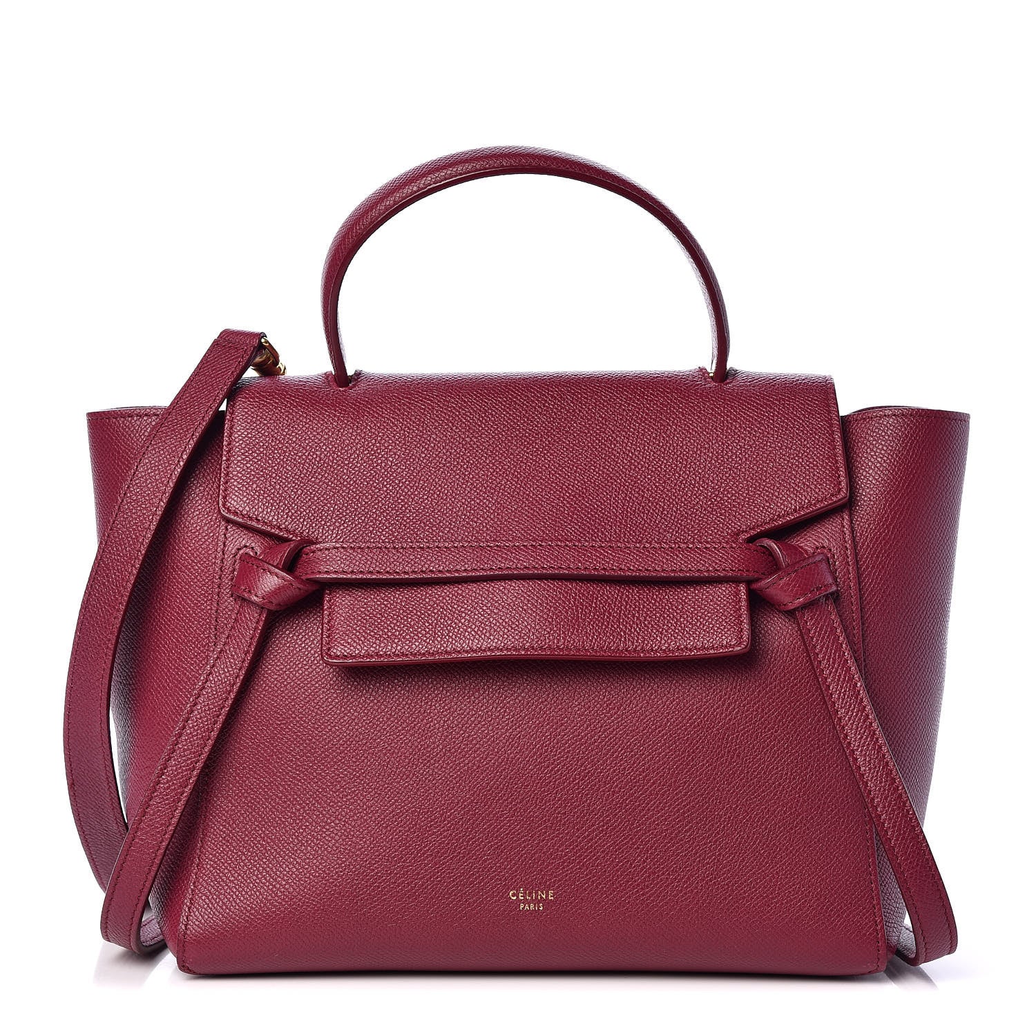 Celine Baby Grained Calfskin Micro Belt Bag Plum 1 of 11