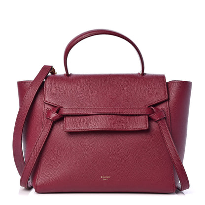 Celine Baby Grained Calfskin Micro Belt Bag Plum 1 of 11