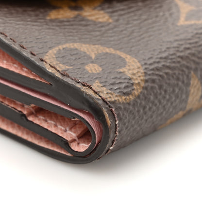 Louis Vuitton Monogram Zoe Wallet Rose Ballerine 9 of 10