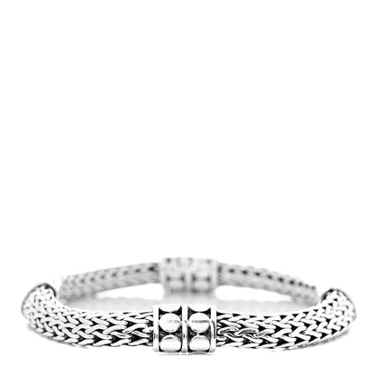 John Hardy Sterling Silver 6mm Four Station Classic Chain Dot Bracelet 1 of 4