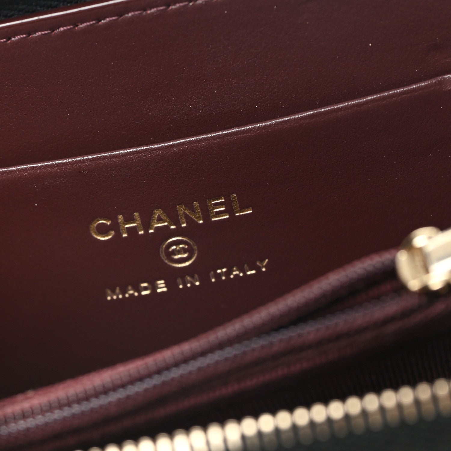Chanel Caviar Quilted Zip Coin Purse Black 6 of 7