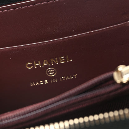Chanel Caviar Quilted Zip Coin Purse Black 6 of 7