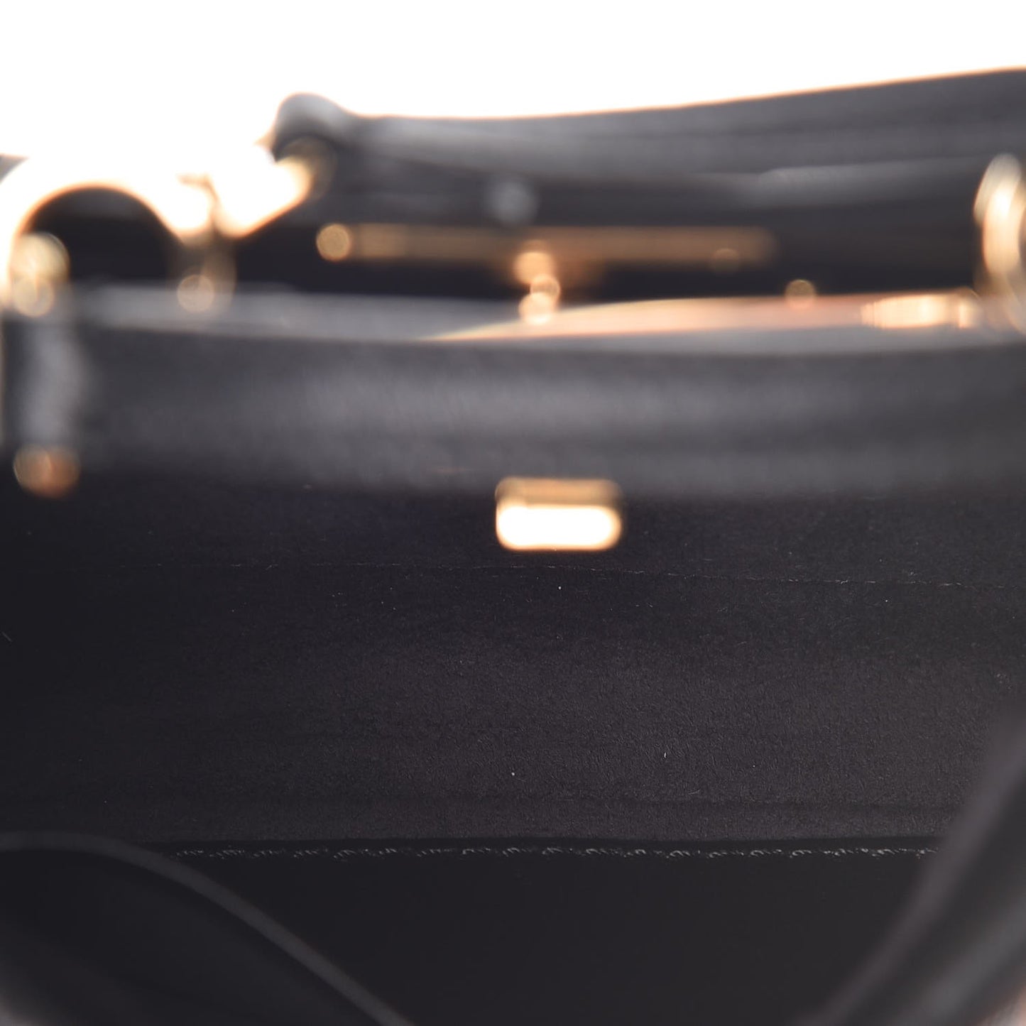 Nappa Micro Peekaboo Iconic Satchel Black
