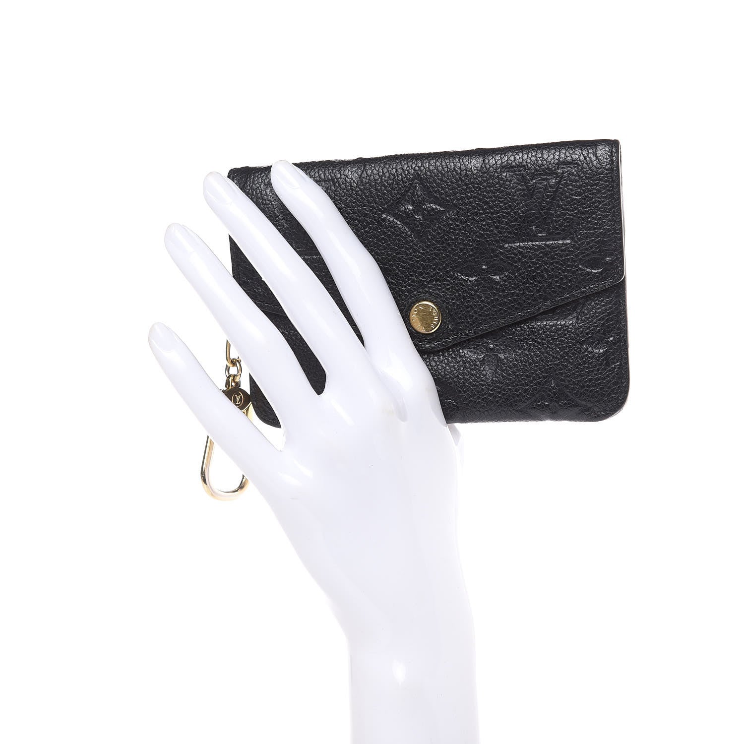 Louis Vuitton Empreinte Key Pouch Black 2 of 7