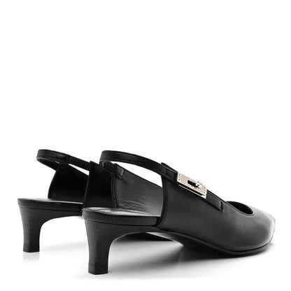 Hermes Nappa Lover 40 Pumps 35.5 Black 5 of 10