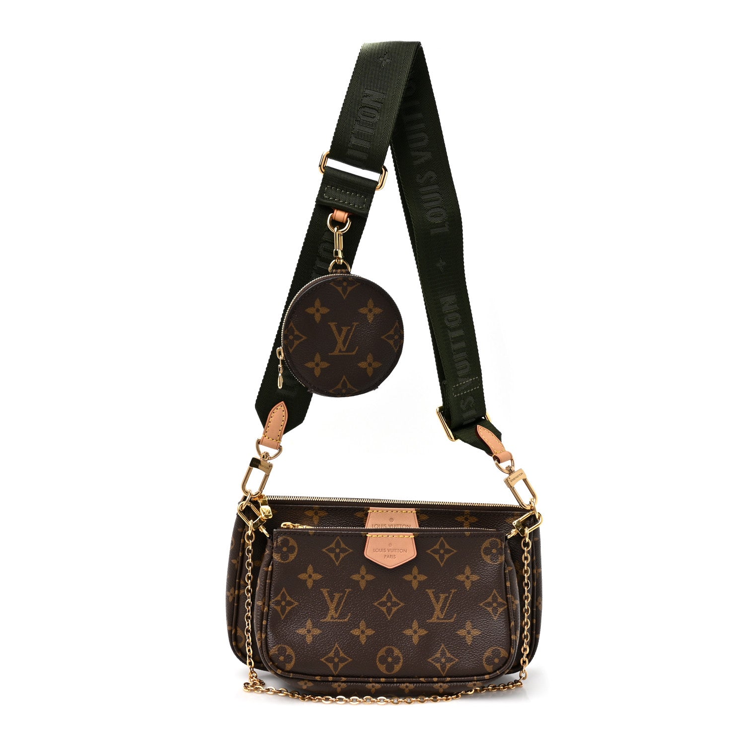 Louis Vuitton Monogram Multi Pochette Accessories Kaki 1 of 9