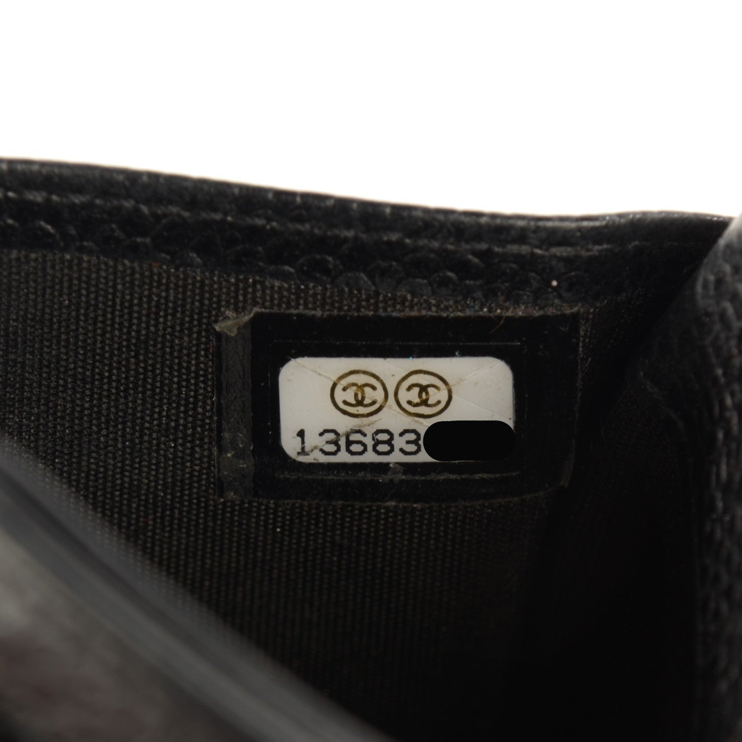 Chanel Caviar Timeless CC Card Holder Black 6 of 7