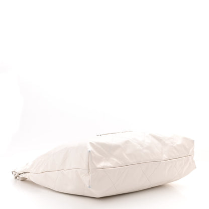 Chanel Shiny Calfskin Quilted Small Chanel 22 White 5 of 14
