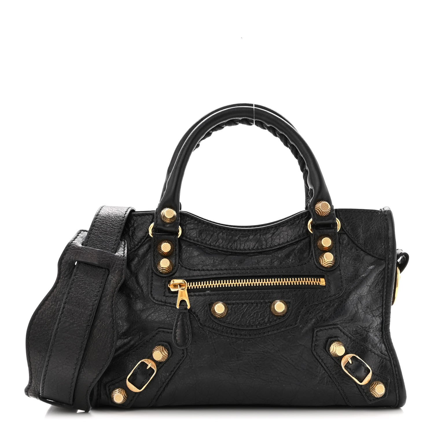 Balenciaga Agneau Giant 12 Gold Hardware Mini City Black 1 of 10