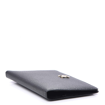 Chanel Goatskin Card Holder Wallet Black 4 of 9