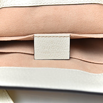 Gucci GG Supreme Monogram Flora Textured Calfskin Small Padlock Tote Beige Ebony Multicolor Mystic White 7 of 10