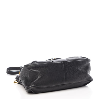 Chloe Grained Lambskin Calfskin Small Lexa Shoulder Bag Black 5 of 10
