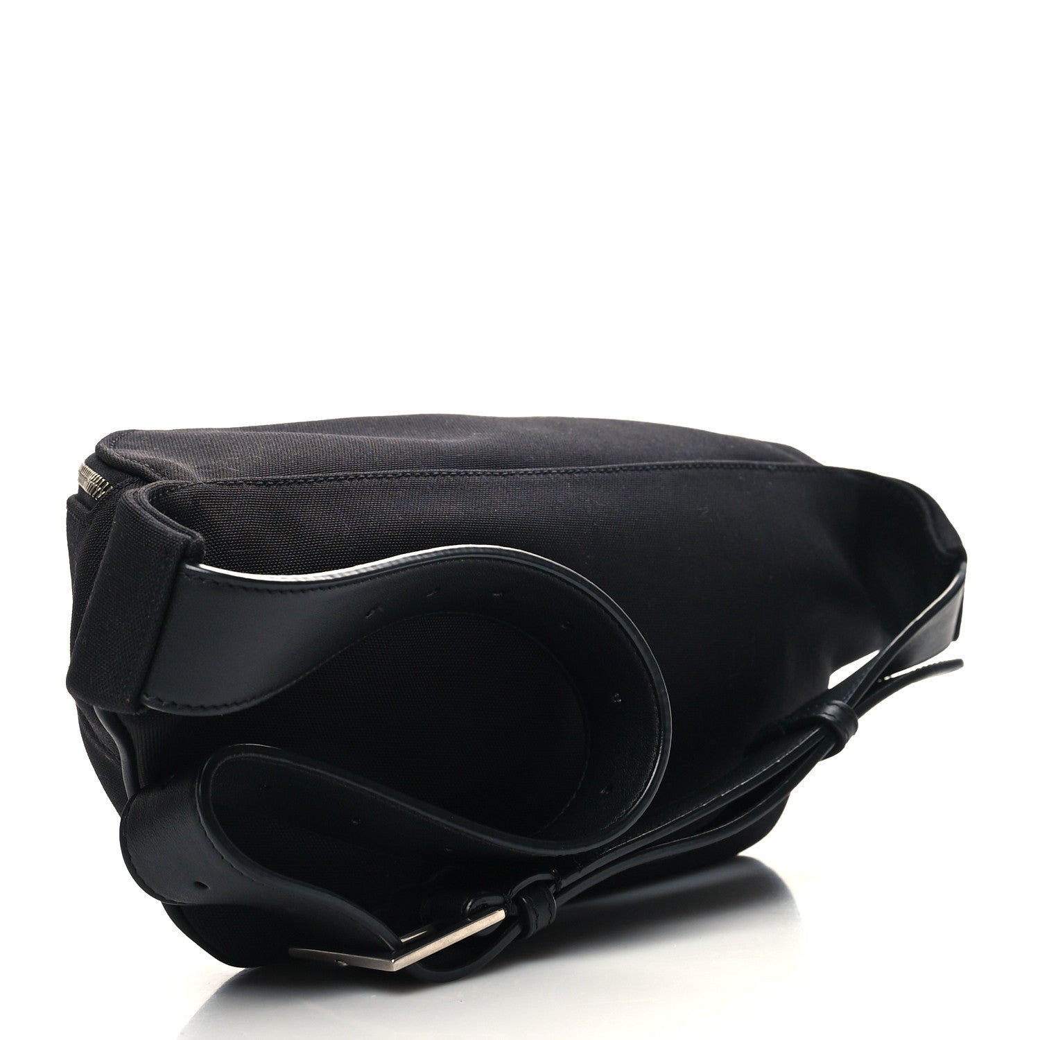 Saint Laurent Calfskin Monogram Belt Bag Black 3 of 10