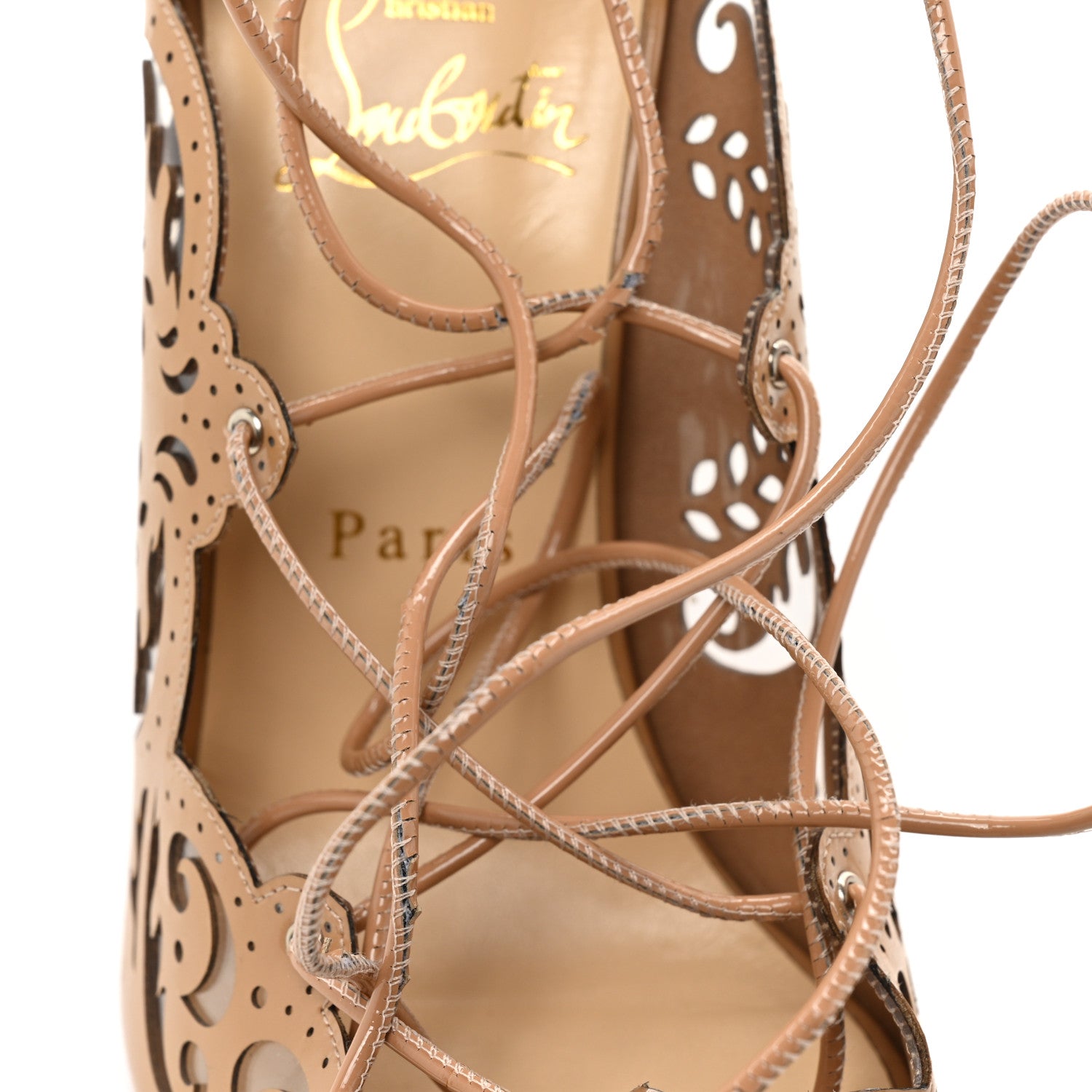 Christian Louboutin Patent Impera 120 Pumps 40.5 Nude 13 of 13
