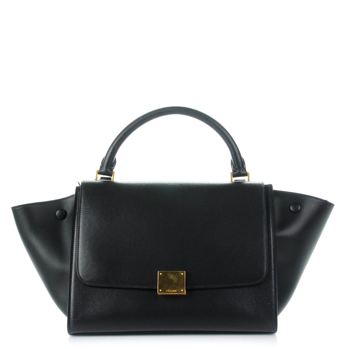 Liege Calfskin Small Trapeze Black
