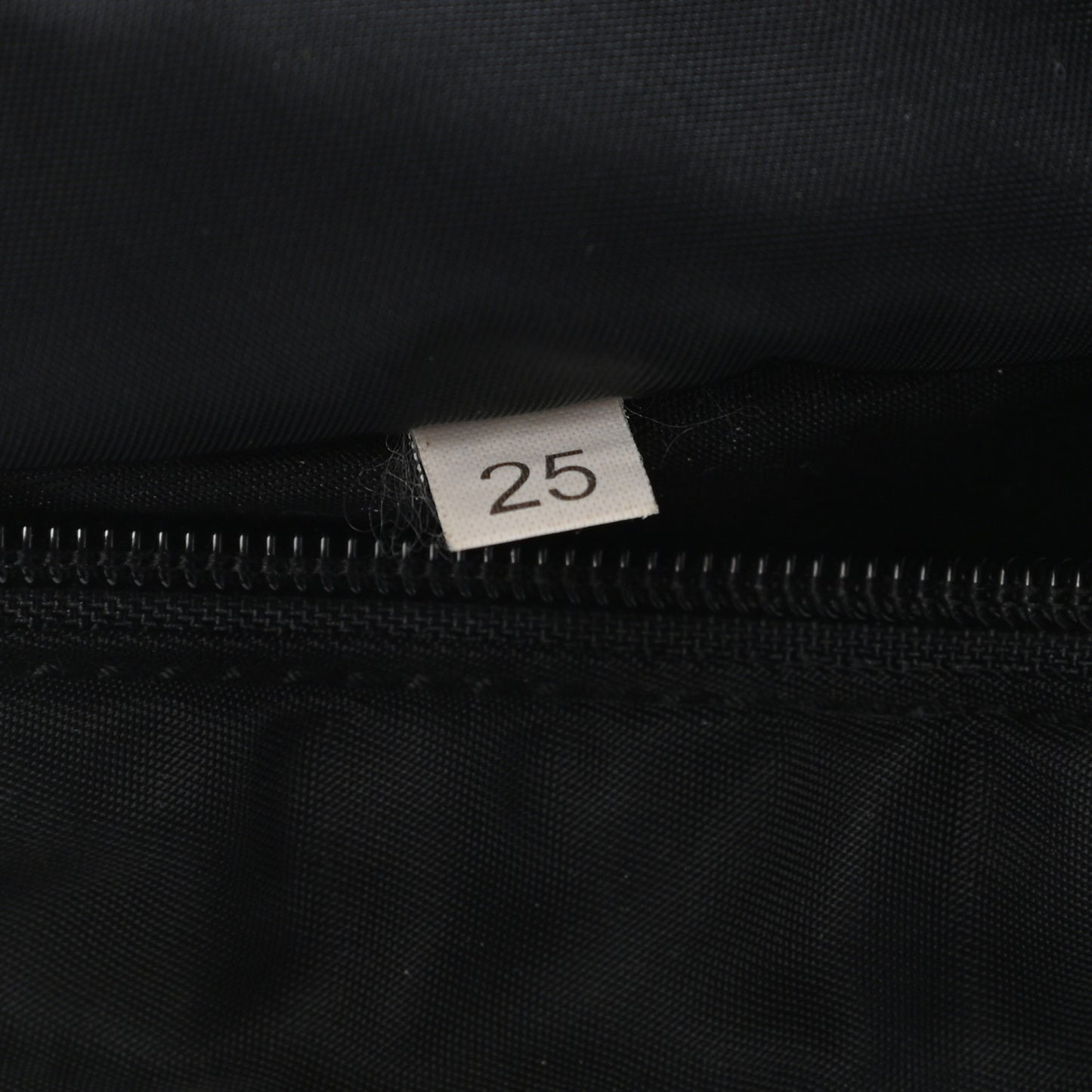 Tessuto Nylon Calfskin Shoulder Bag Black