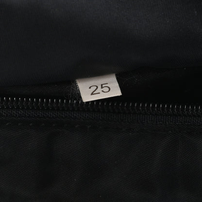 Prada Tessuto Nylon Calfskin Shoulder Bag Black 6 of 10