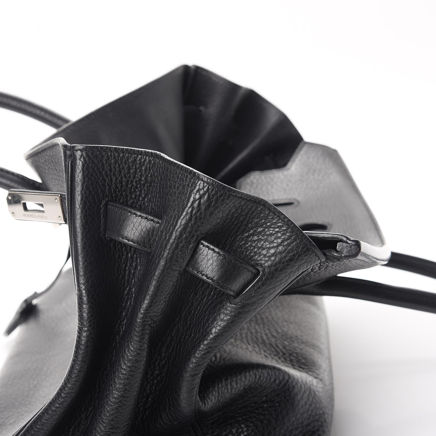 Hermes Taurillon Clemence Birkin 35 Black 16 of 44