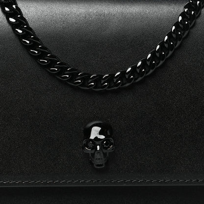 Alexander McQueen Calfskin Skull Small Crossbody Bag Black 7 of 10