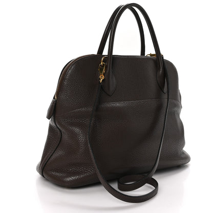 Hermes Taurillon Clemence Bolide 35 Cafe 3 of 11