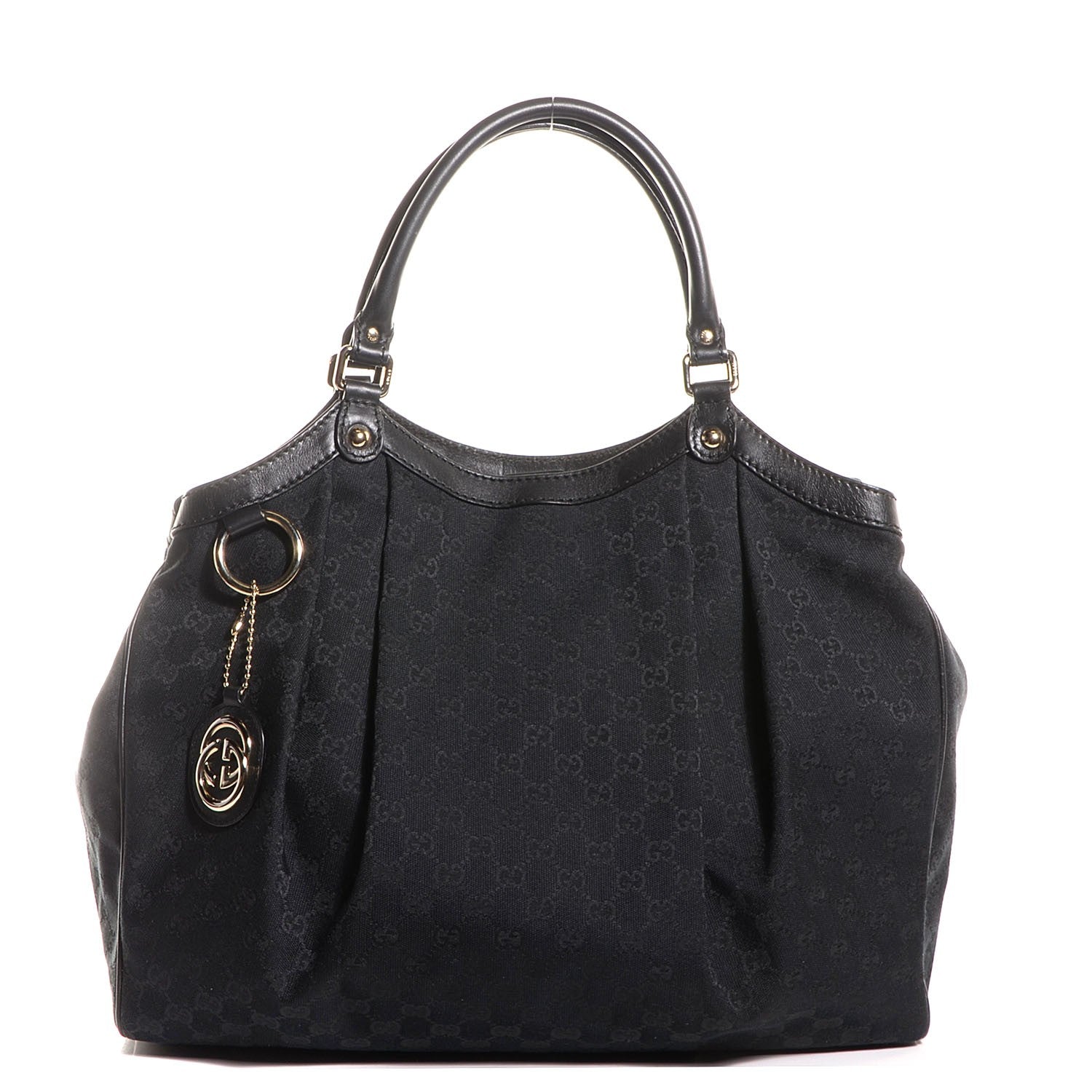 Gucci Monogram Large Sukey Tote Black 1 of 7