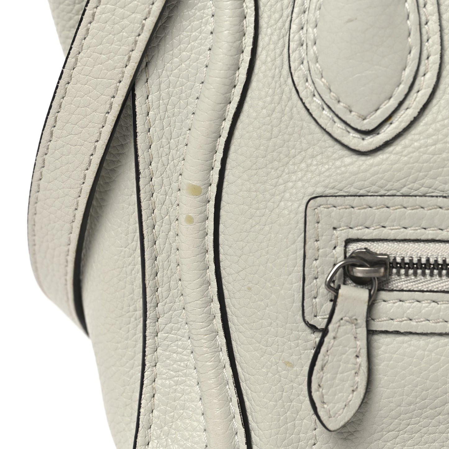 Drummed Calfskin Nano Luggage Lune