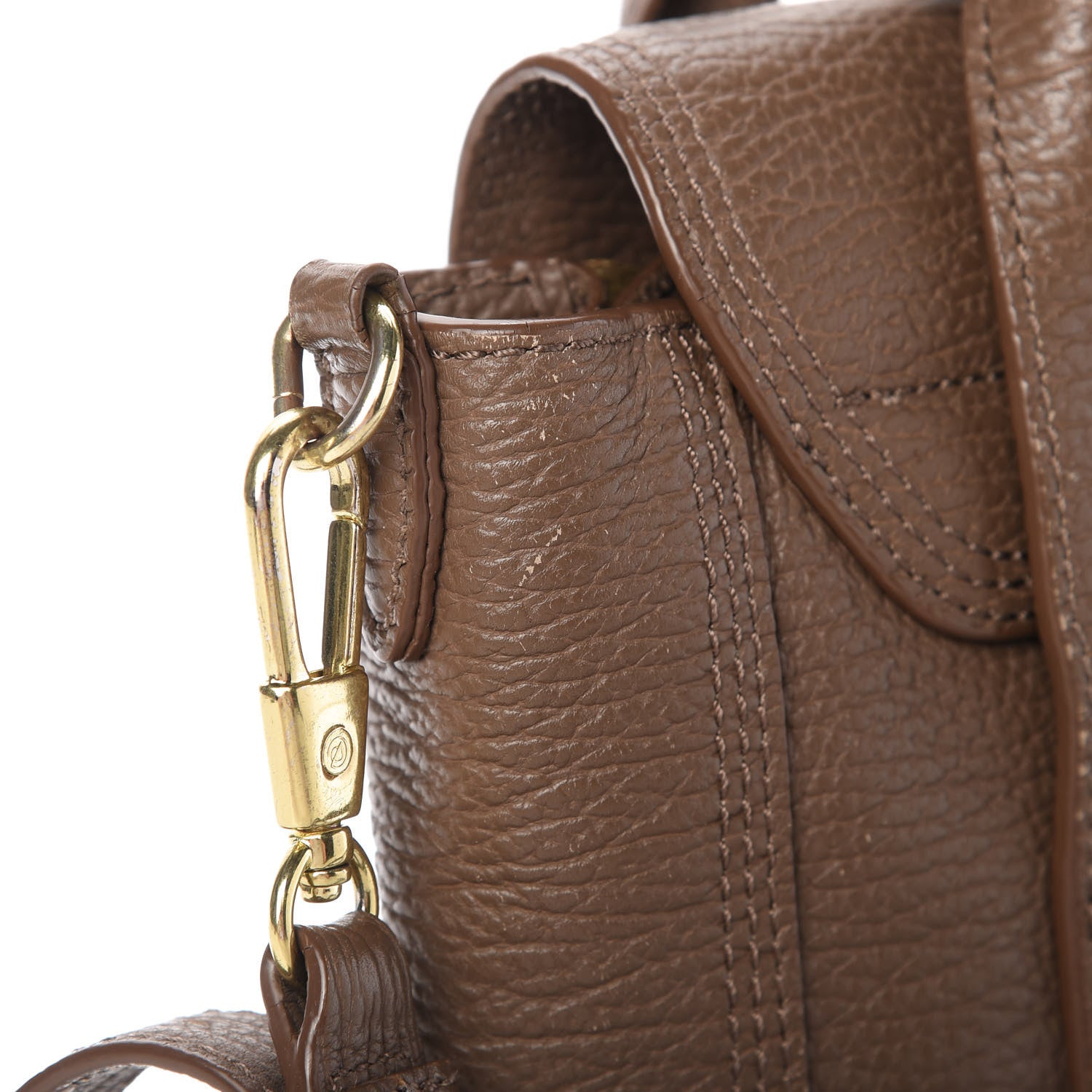3.1 Phillip Lim Textured Calfskin Mini Pashli Satchel Taupe 12 of 13