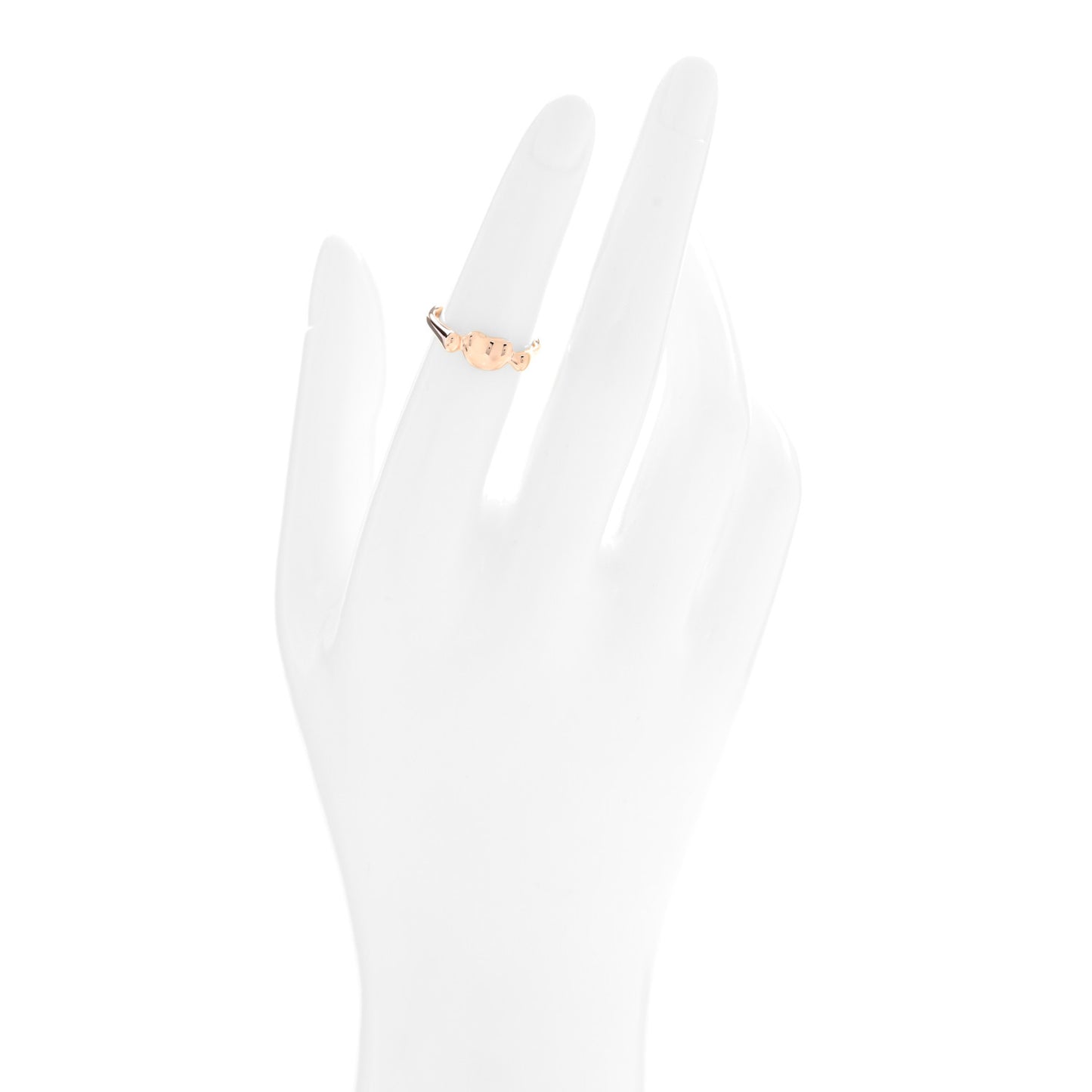 18K Rose Gold Elsa Peretti Bean Ring 49 4.75