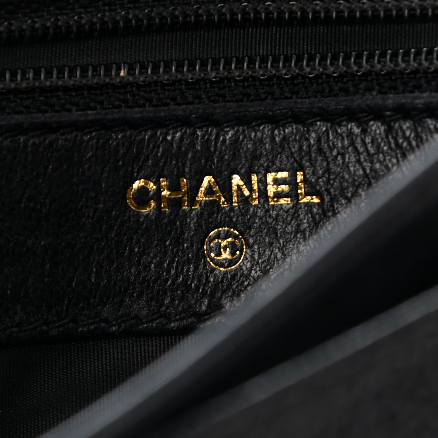 Caviar Timeless CC Compact Wallet Black