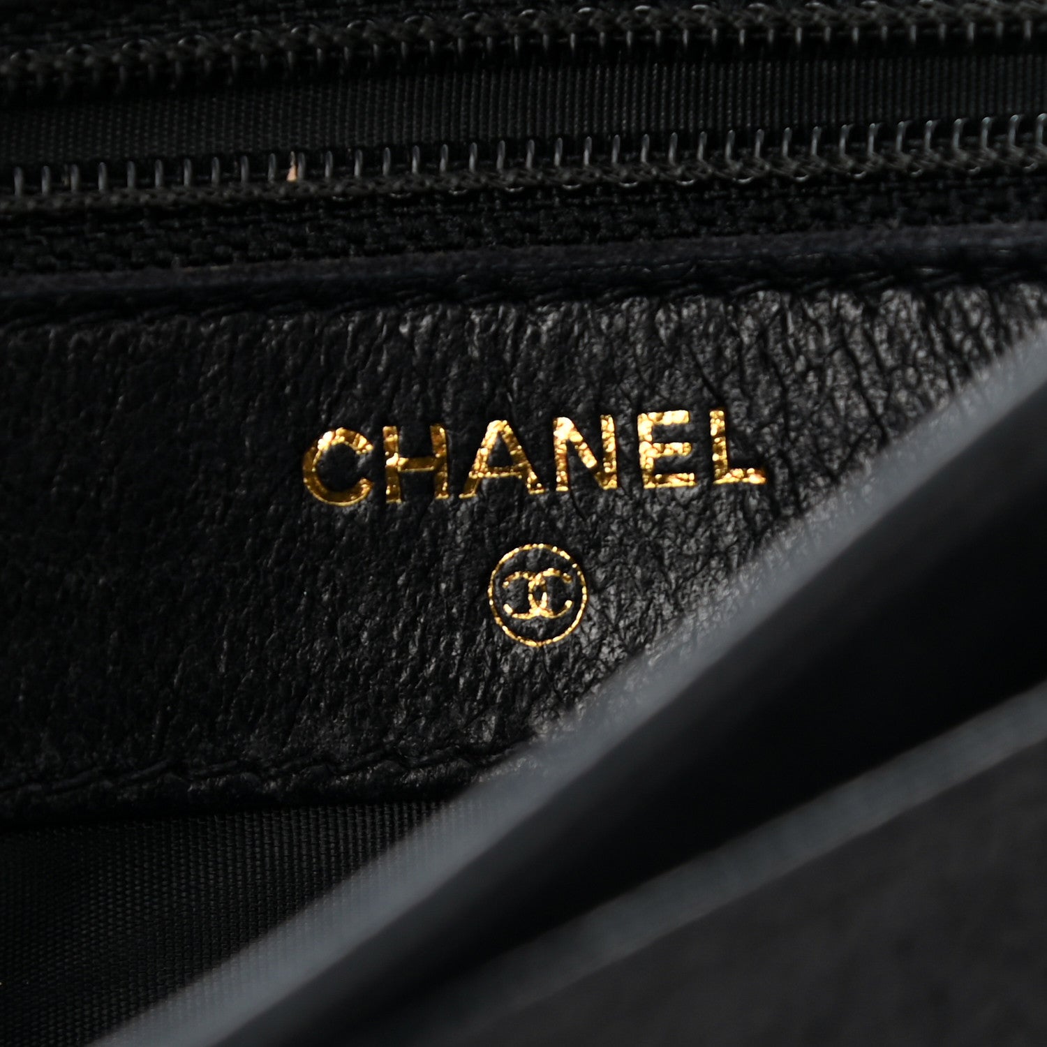 Chanel Caviar Timeless CC Compact Wallet Black 6 of 8