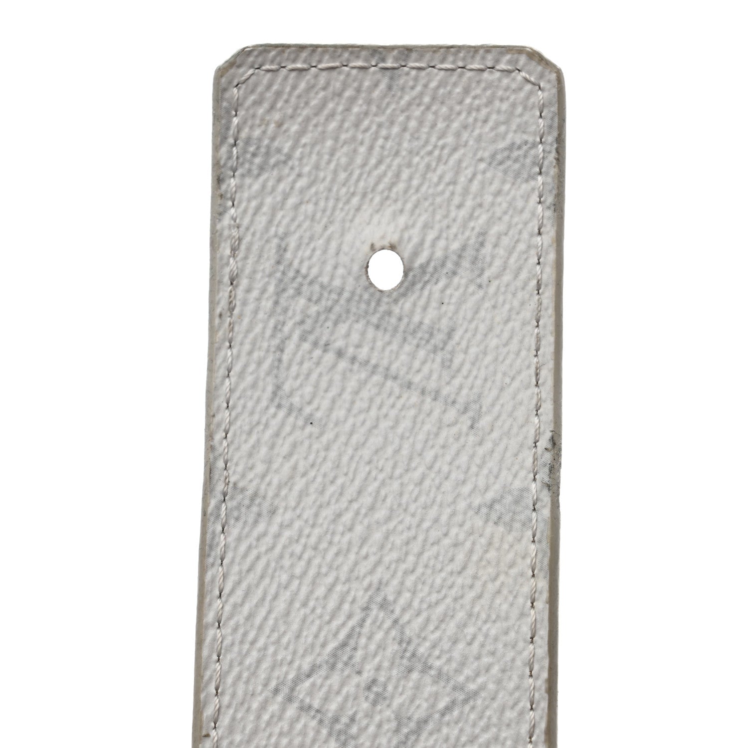 Louis Vuitton Taiga Monogram 40mm LV Initiales Belt 95 38 White