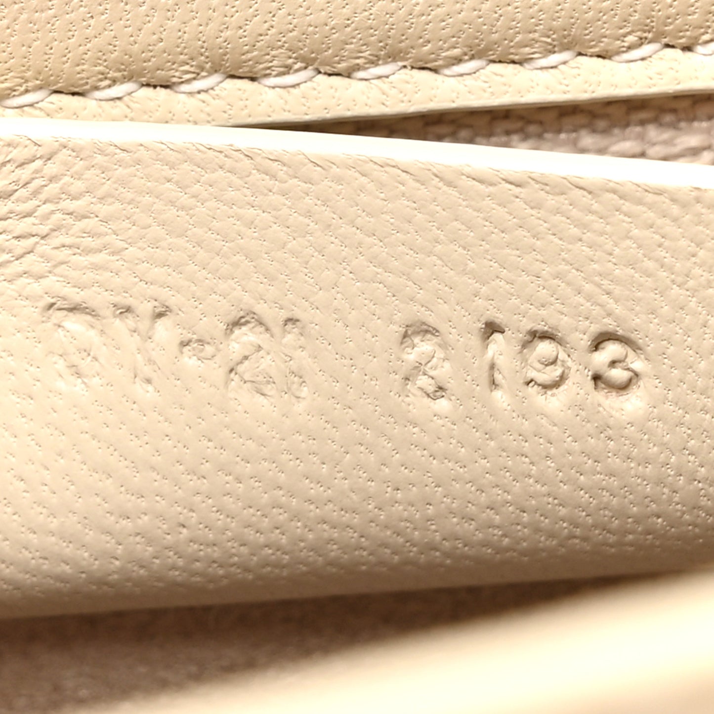 Brushed Off Calfskin Small Iconic Top Handle Bag Magnolia